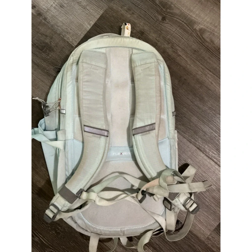 THE NORTH FACE Laptop Backpack Blue Worn STAINED